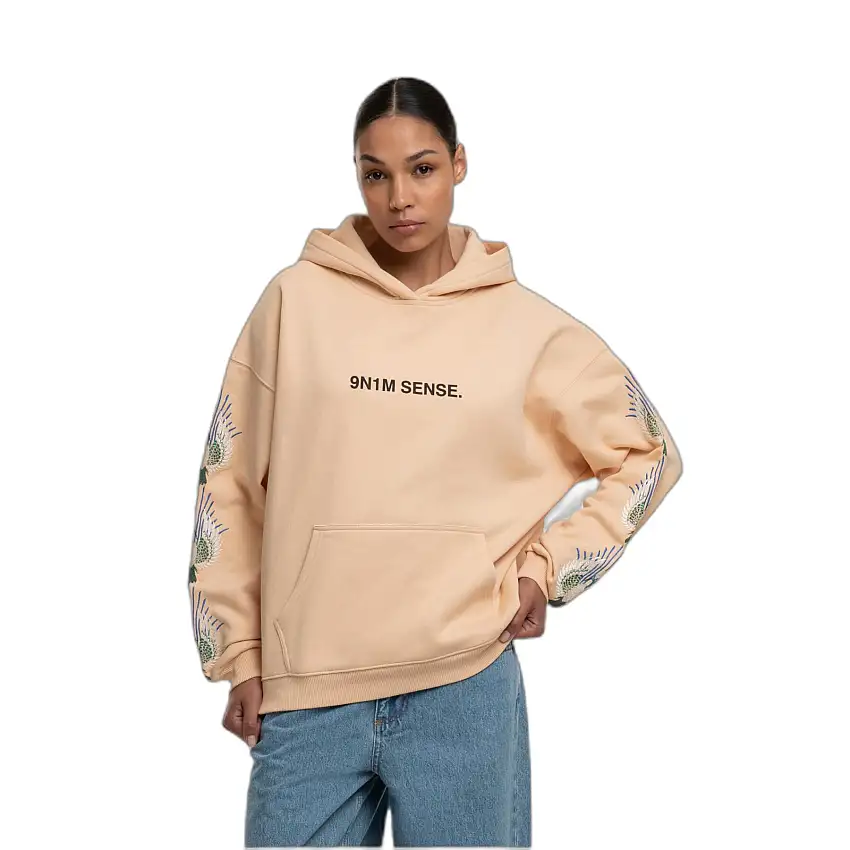 Felpa con cappuccio da donna 9N1M SENSE Bee