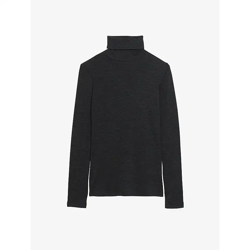 Maglietta a maniche lunghe con colletto alto donna Aigle