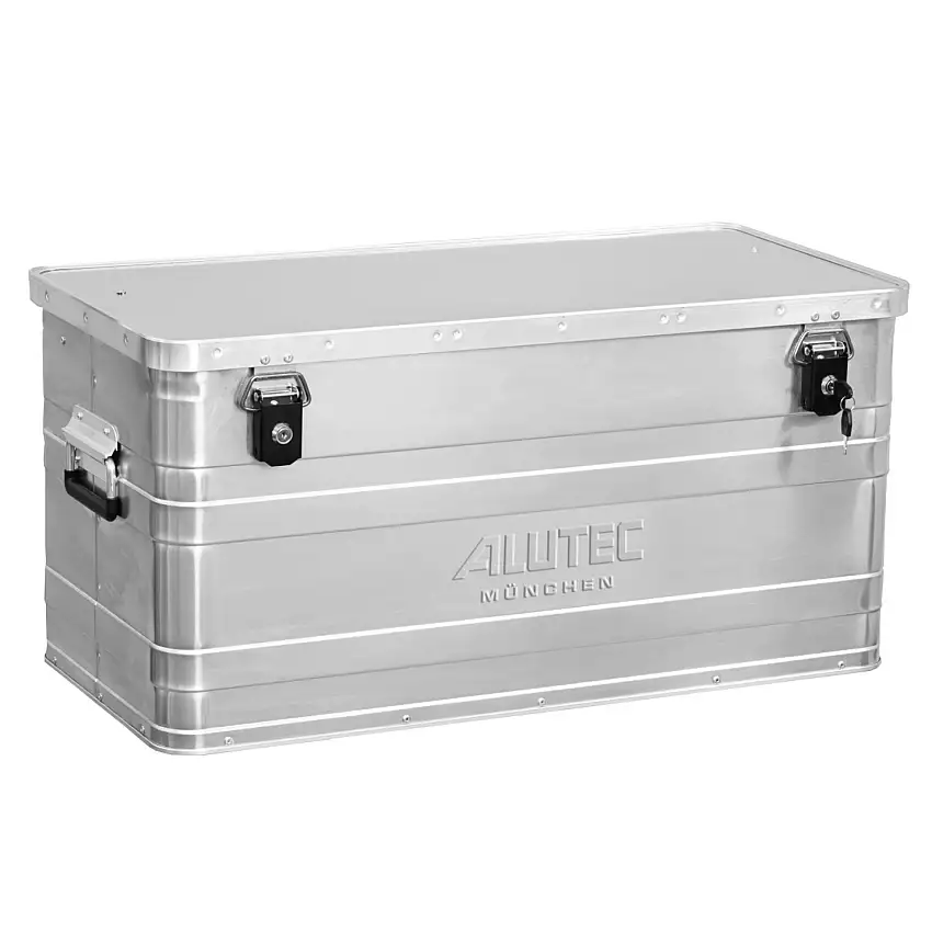 Scatola di stoccaggio in alluminio Alutec [Misura 78x38x38 cm]