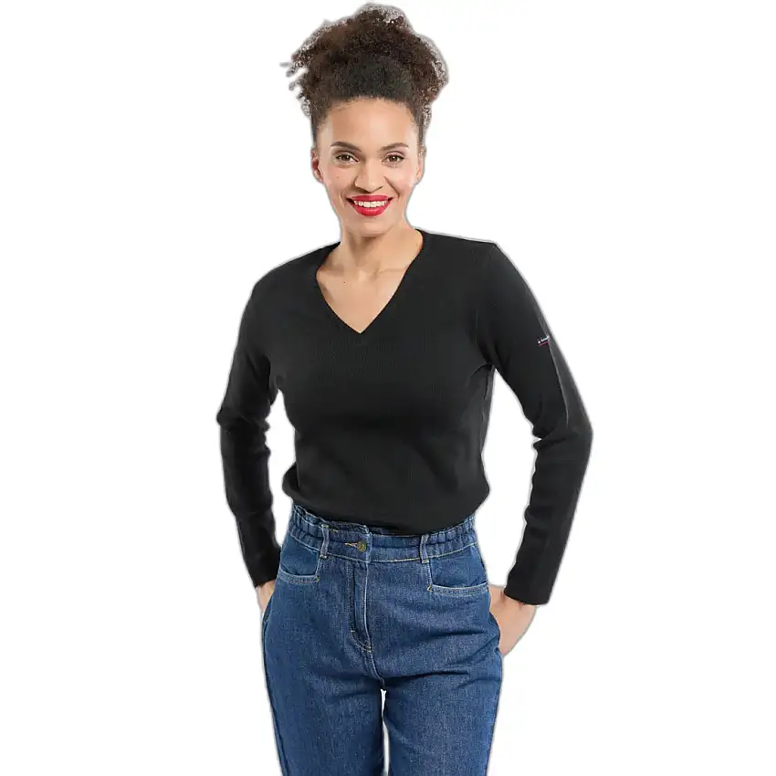 Maglietta col V donna Armor-Lux Locmine