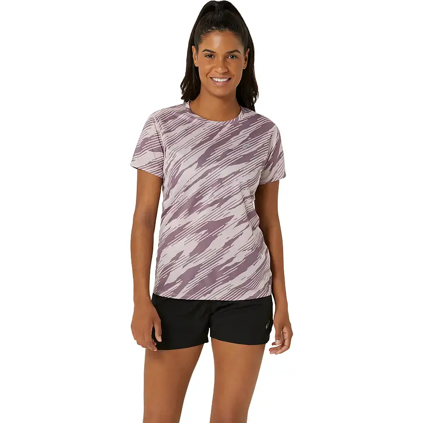 T-shirt da donna con stampa integrale Asics Core