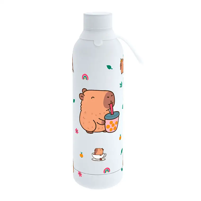 Bottiglia per bambini Aurea Capibara Ice Bubble Tea [Misura 700 ml]