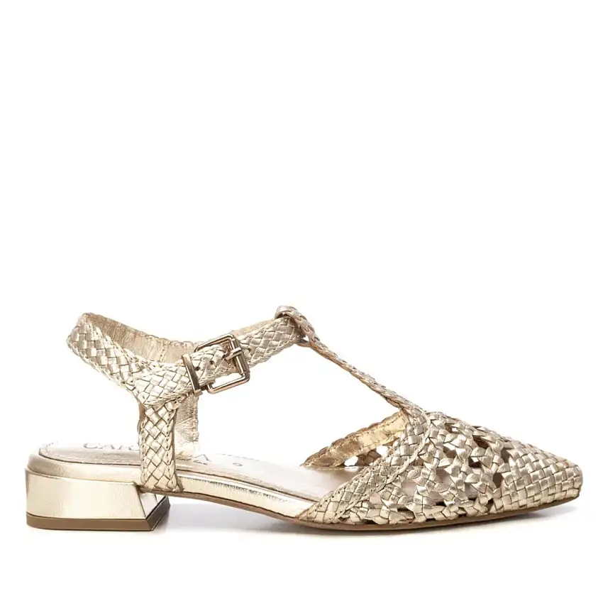 Ballerine donna con finitura metallica Carmela