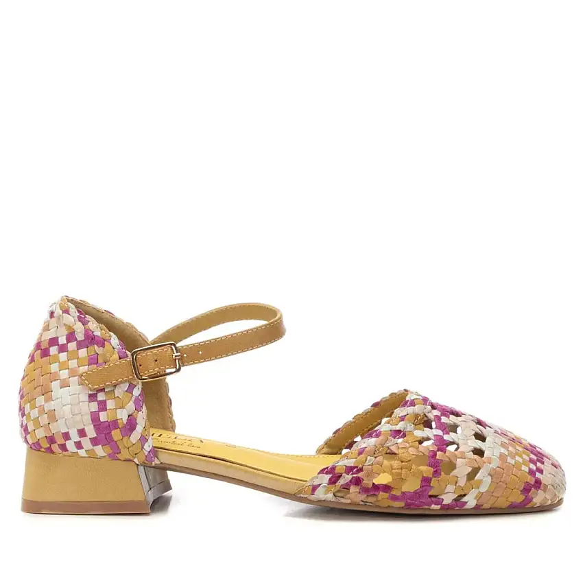 Scarpe con tacco in pelle donna Carmela