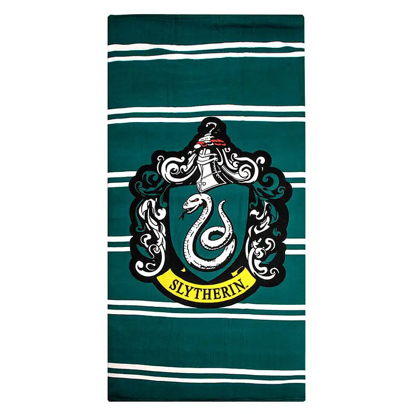 Asciugamano da spiaggia in microfibra Cerda Harry Potter Slytherin [Misura 90x180 cm]