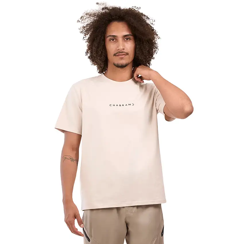 T-shirt con logo centrato Chabrand