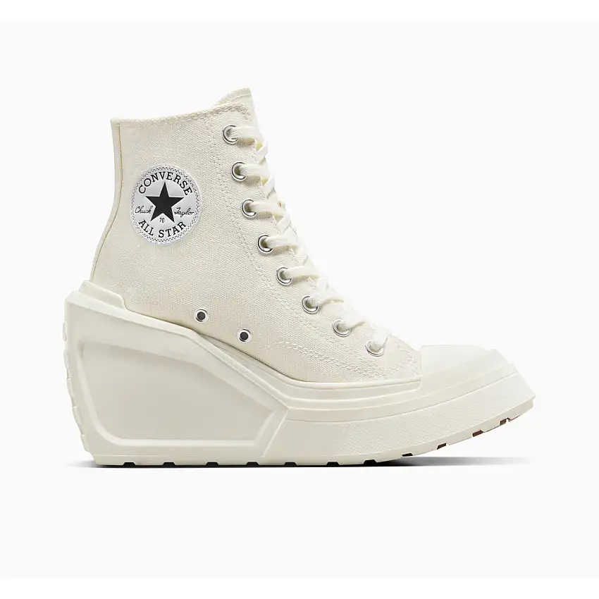 Sneakers da donna Converse Chuck 70 Luxe Wedge Egret