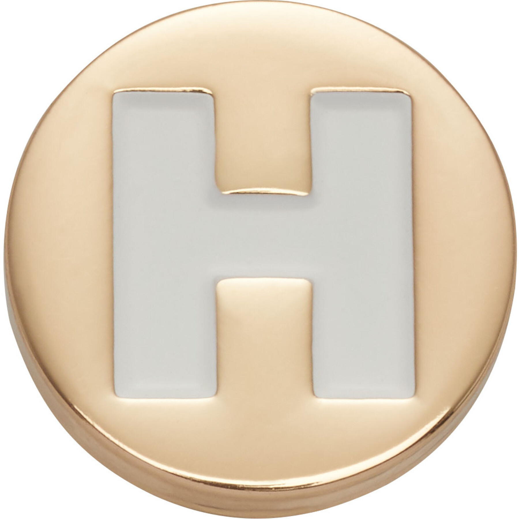 Jibbitz Crocs Gold Letter H