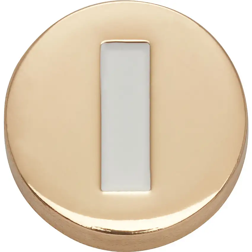 Jibbitz Crocs Gold Letter I