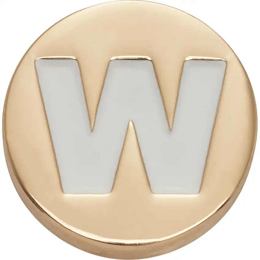 Jibbitz Crocs Gold Letter W