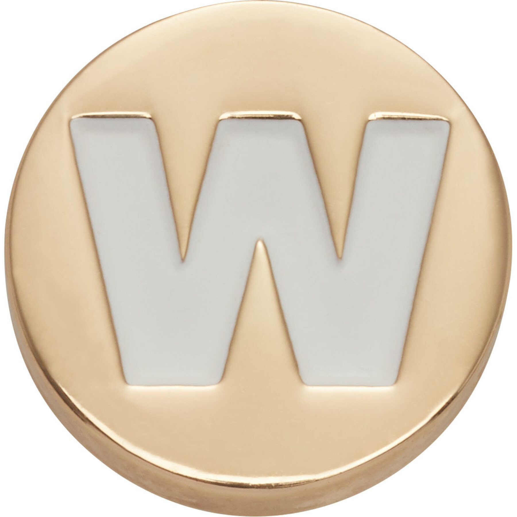 Jibbitz Crocs Gold Letter W