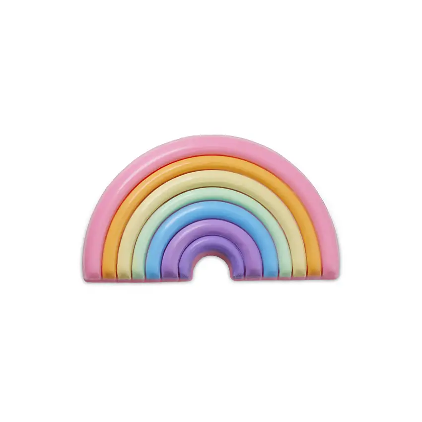 Jibbitz Crocs Puffy Rainbow Pool Float