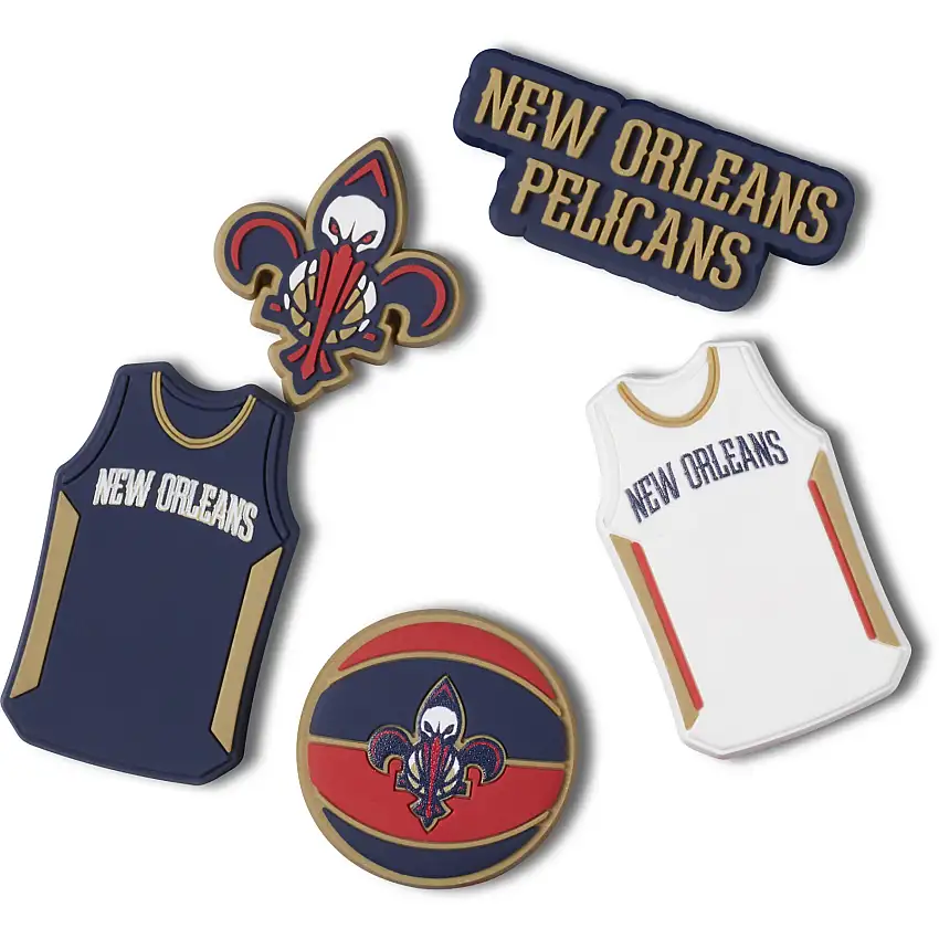 Jibbitz Crocs NBA New Orleans Pelicans (x5)