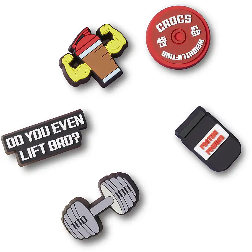 Jibbitz Crocs Weightlifting (x5)