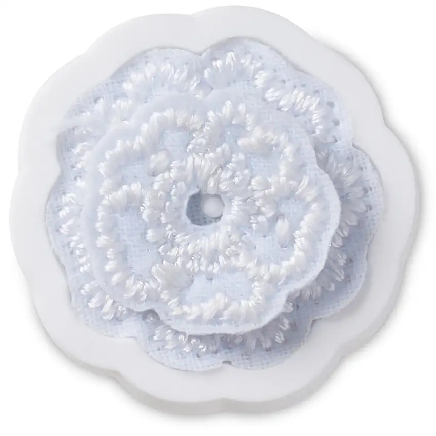 Jibbitz Crocs Elegant White Floral 3