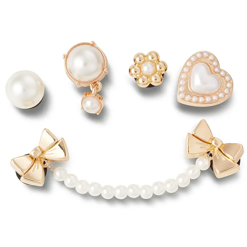 Jibbitz Crocs Pearly Gold (x5)