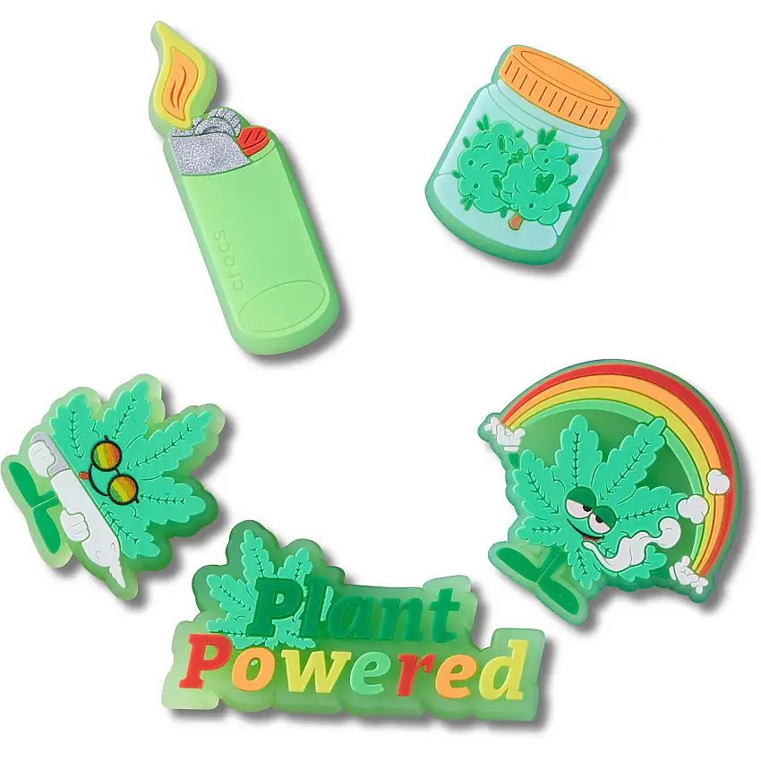 Jibbitz Crocs Hemp Plant Powered (x5)