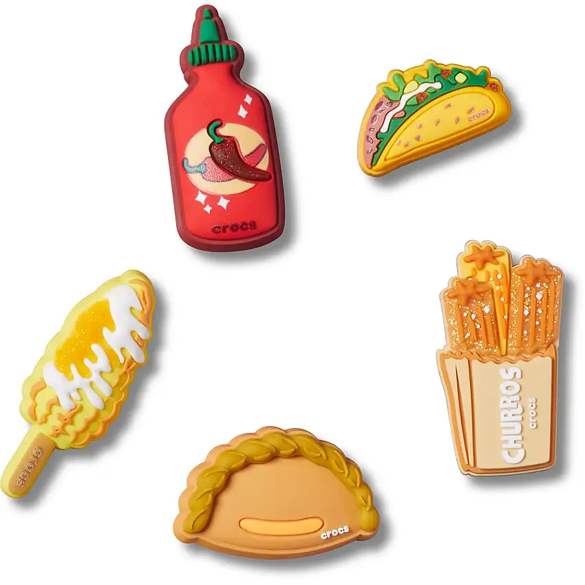 Jibbitz Crocs Yummy Foods Night (x5)