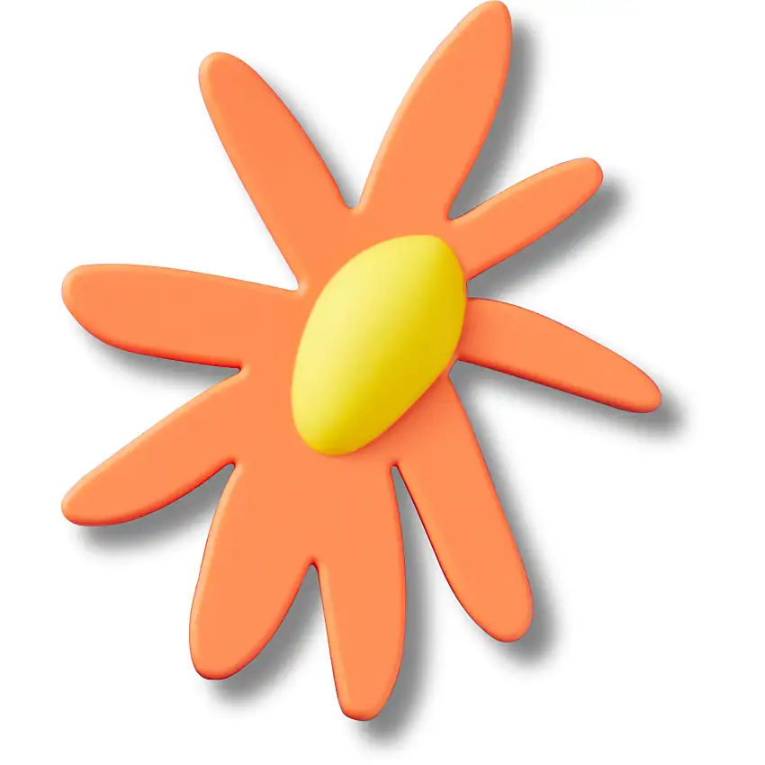 Jibbitz Crocs Orange Crafted Daisy