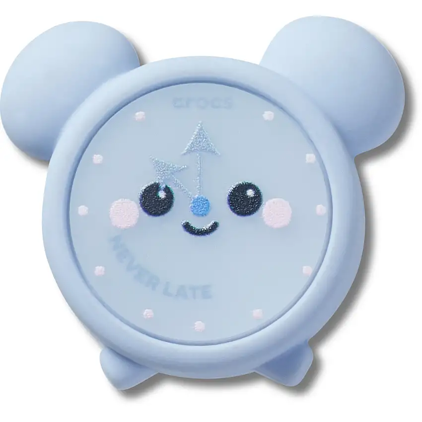 Jibbitz Crocs Never Late Clock