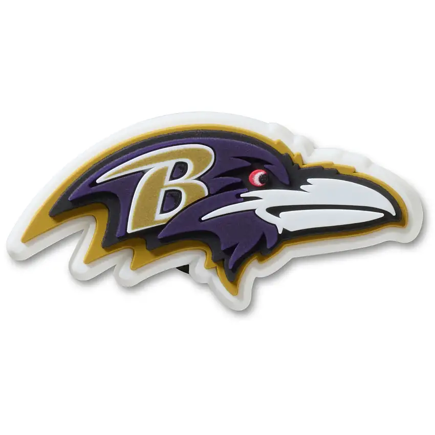 Jibbitz Crocs NFL Baltimore Ravens Logo