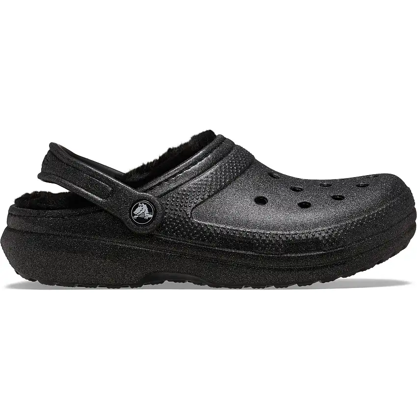 Sabot Crocs Clsc Fuzz Lined Glitter