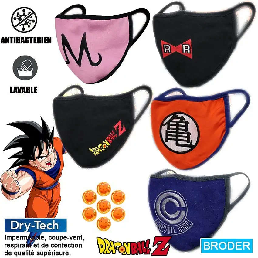 Maschera 5Th Av Dragonball Z (x10)