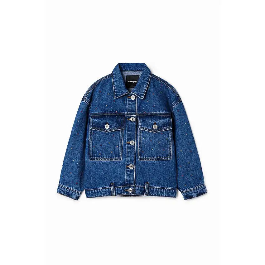 Giacca di jeans da ragazza Desigual Chamarra