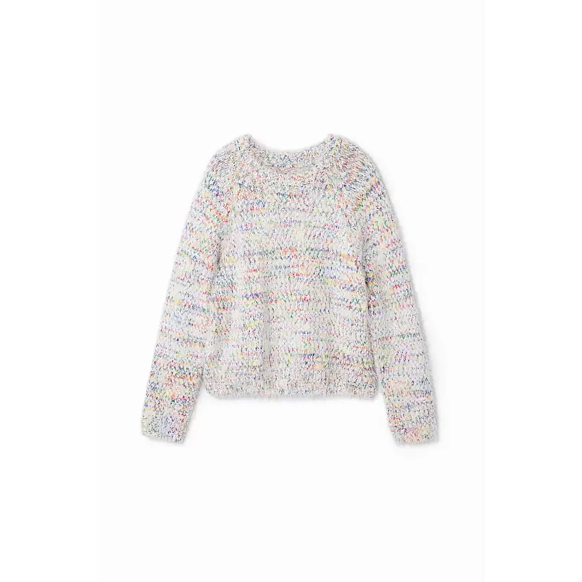 Maglione girocollo ragazza Desigual Marled