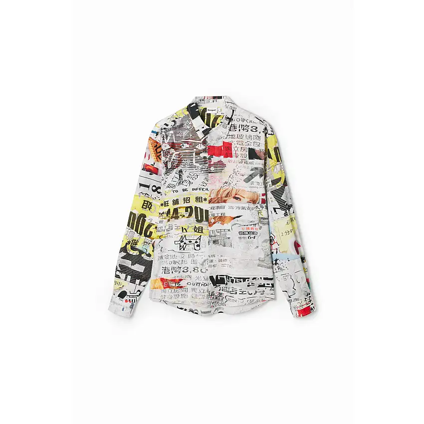 Camicia con motivo giapponese Desigual