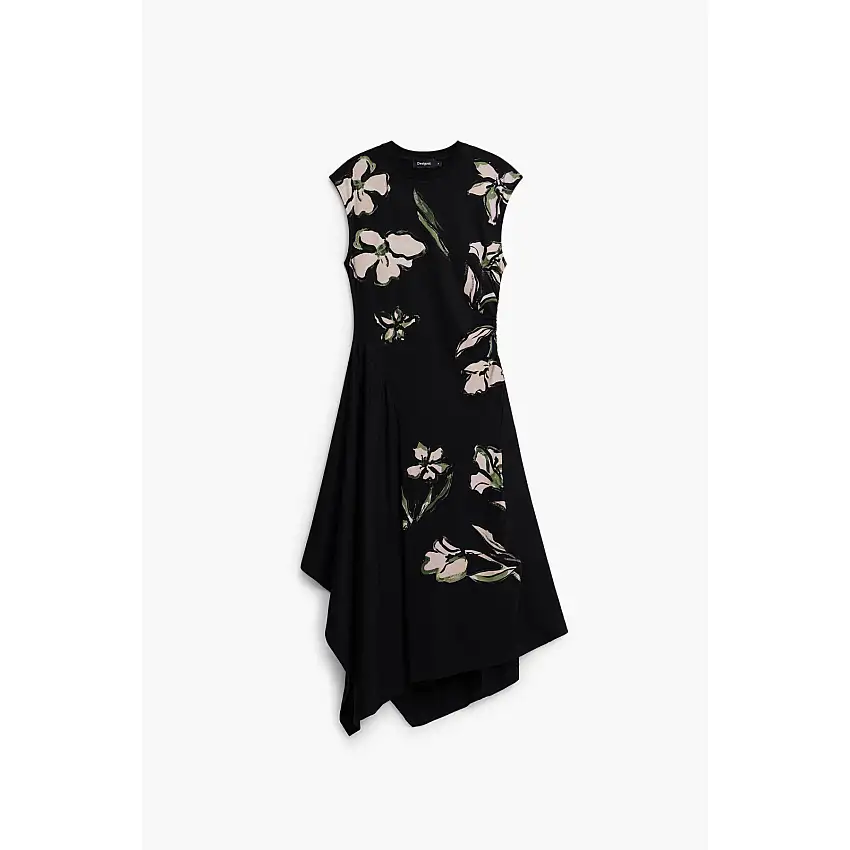 Wrap dress da donna Desigual Asymmetric Floral