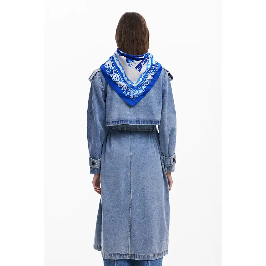 Foulard quadrato con motivi donna Desigual