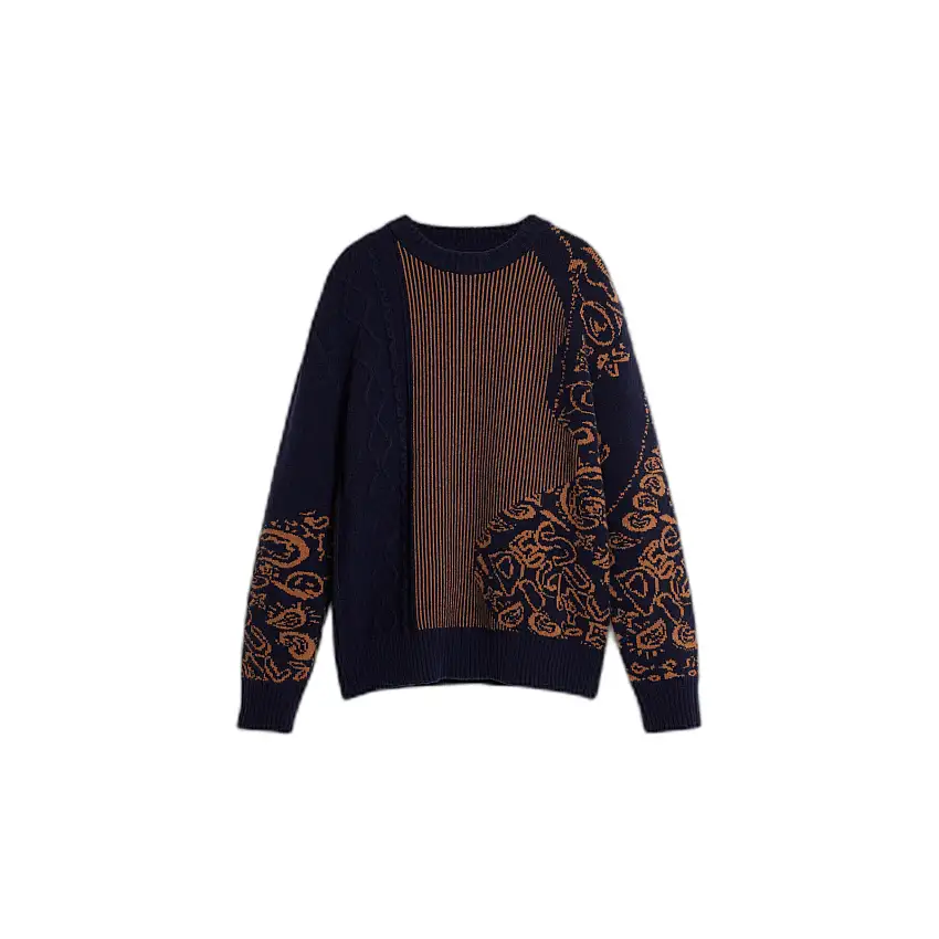 Maglione a girocollo Desigual Half Paisley