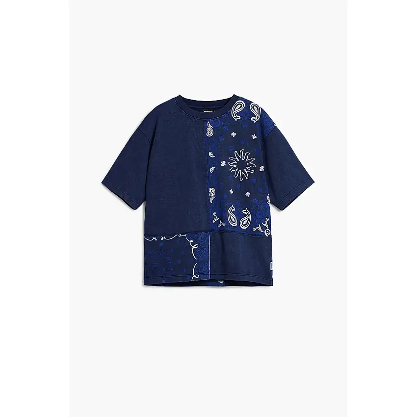 T-shirt Desigual Back Cutting Paisley