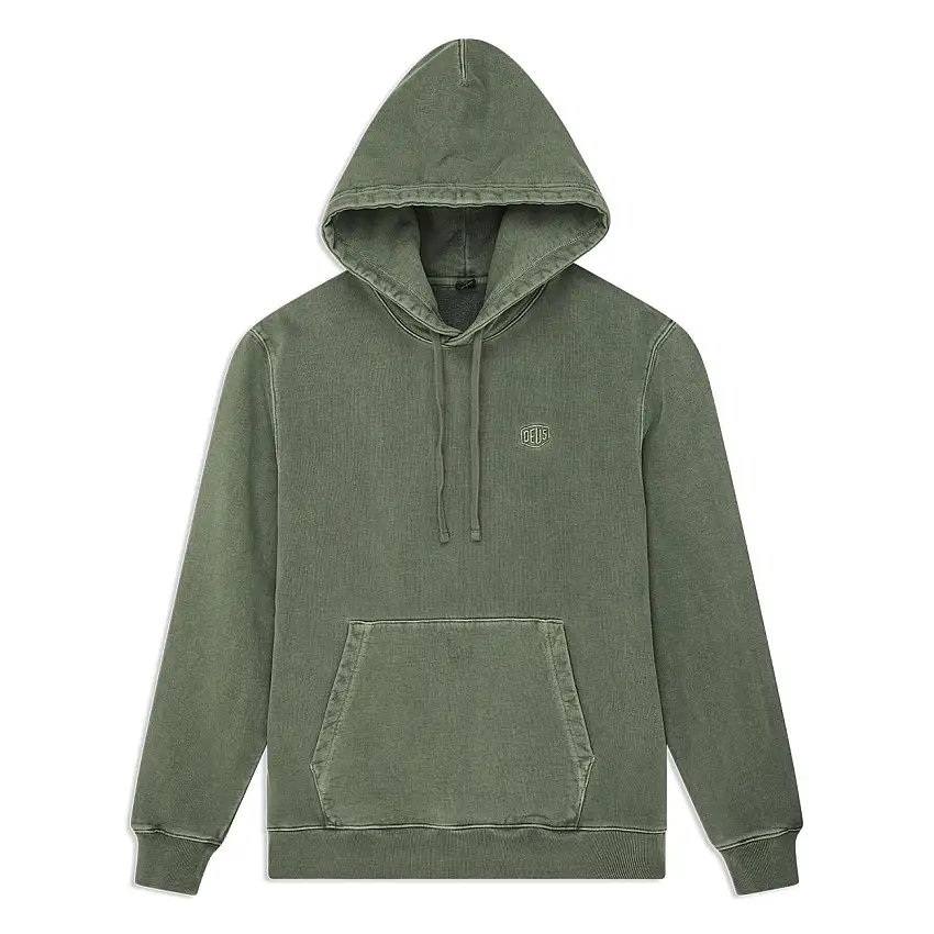 Felpa con cappuccio Deus Ex Machina Shield Garment Dyed