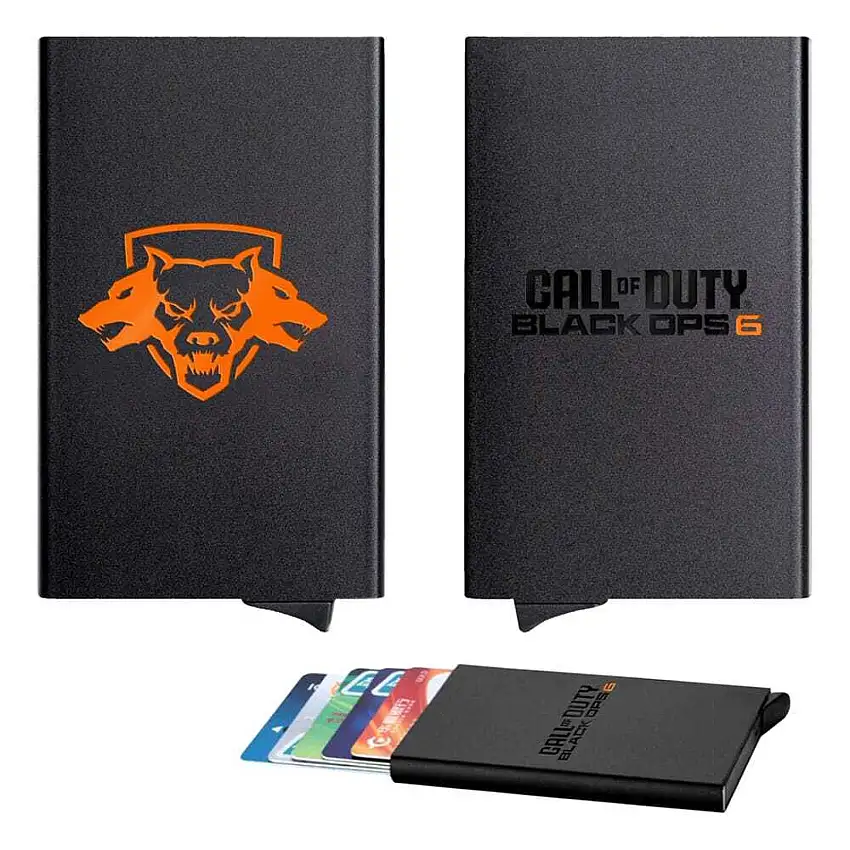Porta carte di credito DEVplus Call of Duty: Black Ops 6 Cerberus [Misura 9,5x6,3x0,6 cm]