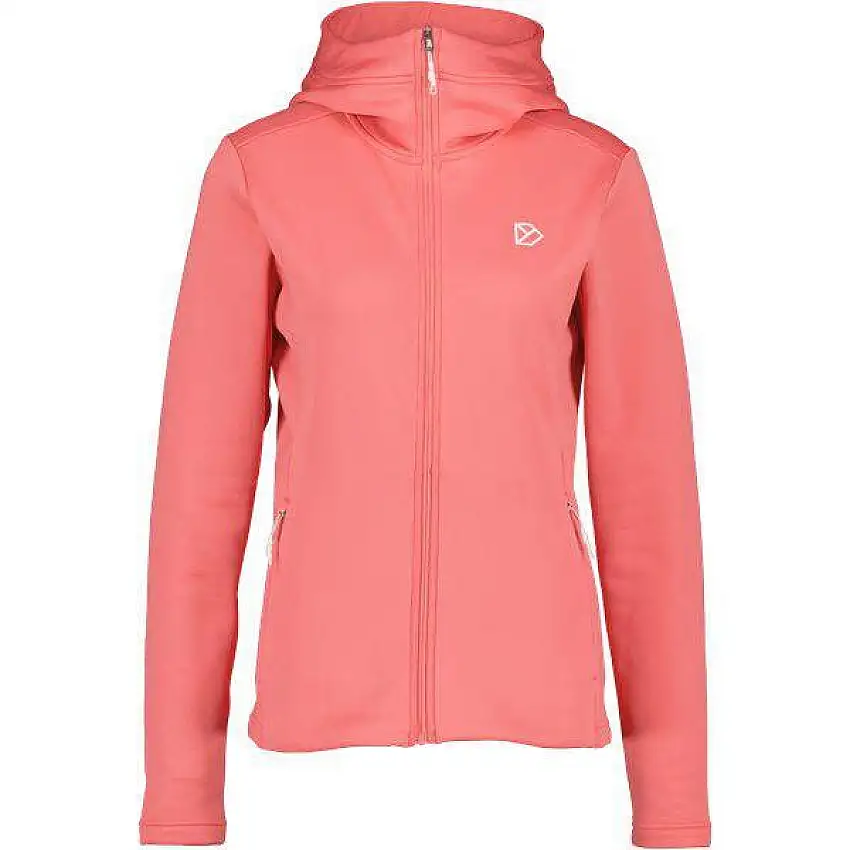 Pile da donna con cappuccio e zip integrale Didriksons Anneli 2