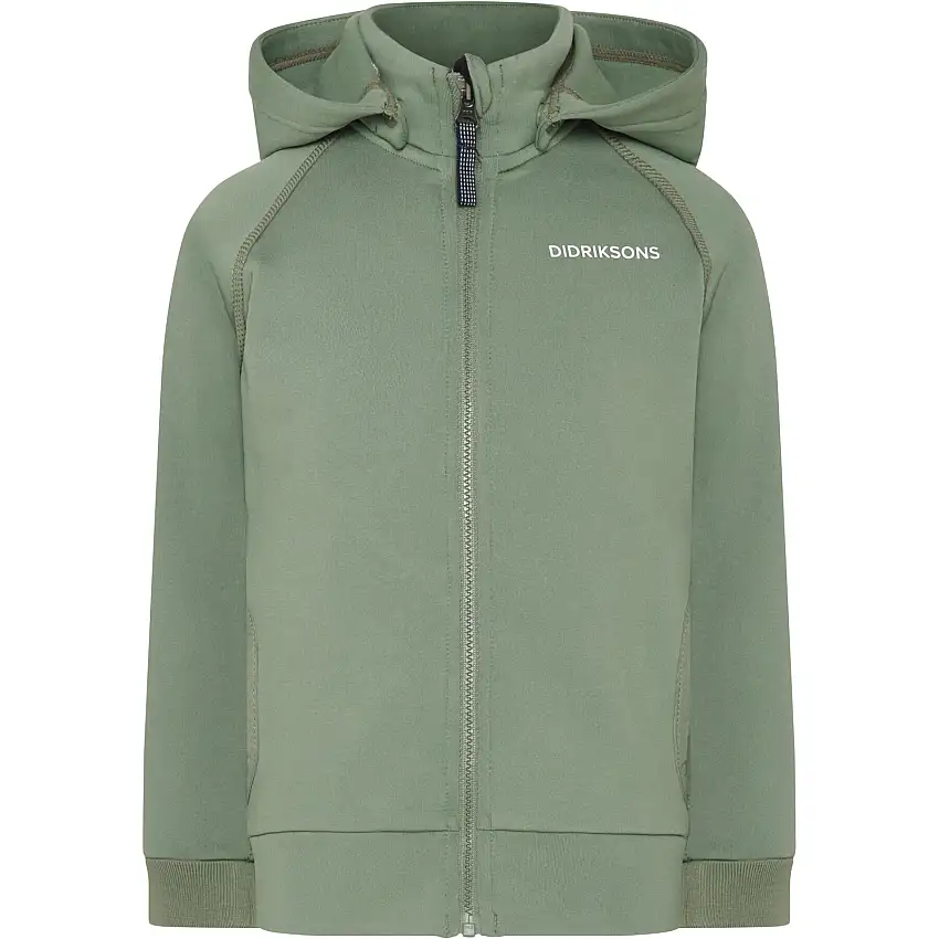 Giacca con cappuccio zip completa per bambini Didriksons Siljan