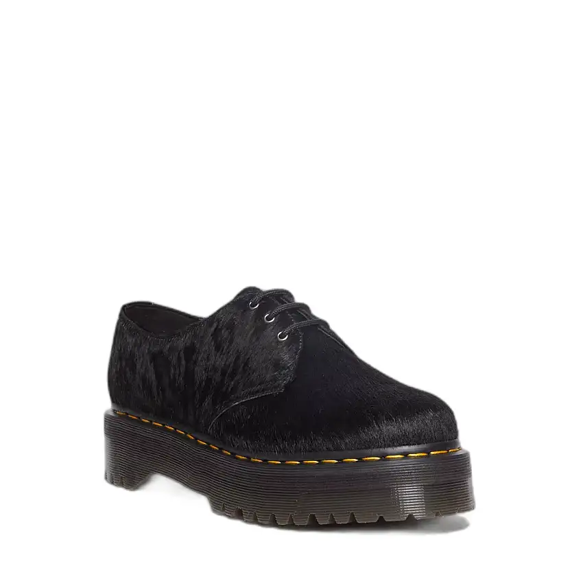 Stivaletti da donna Dr Martens 1461 Quad Hair On
