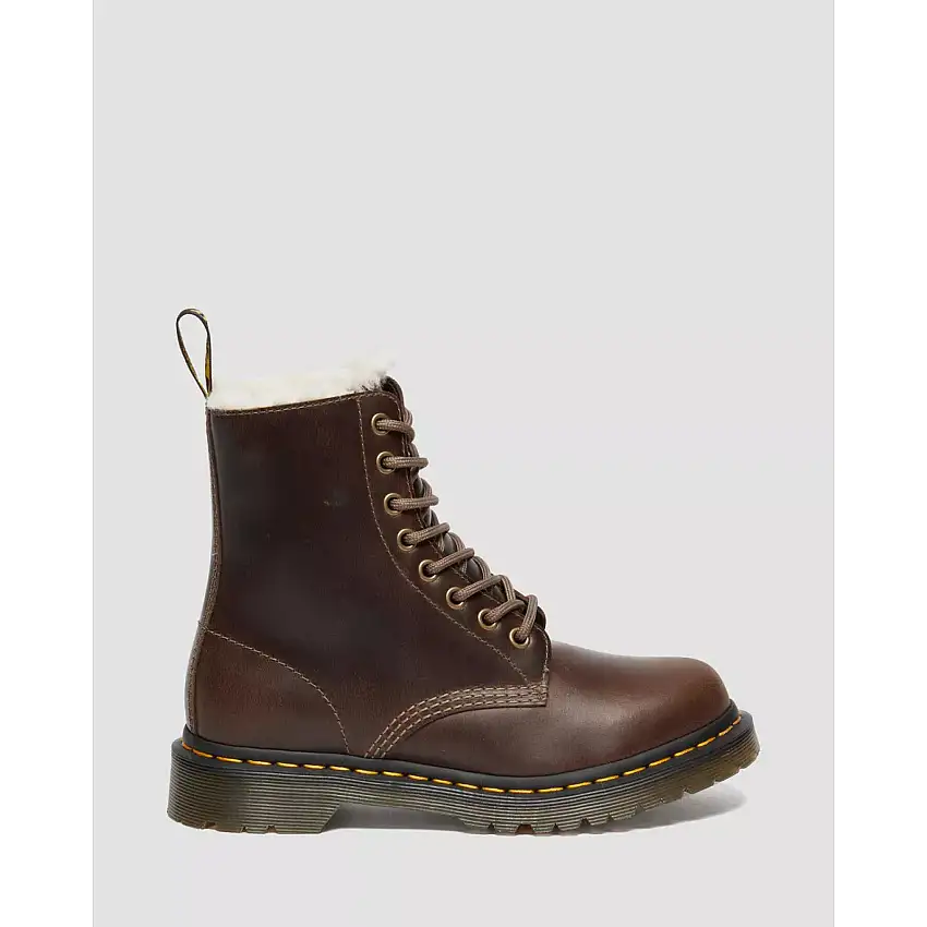Stivaletti con pelliccia sintetica donna Dr Martens 1460
