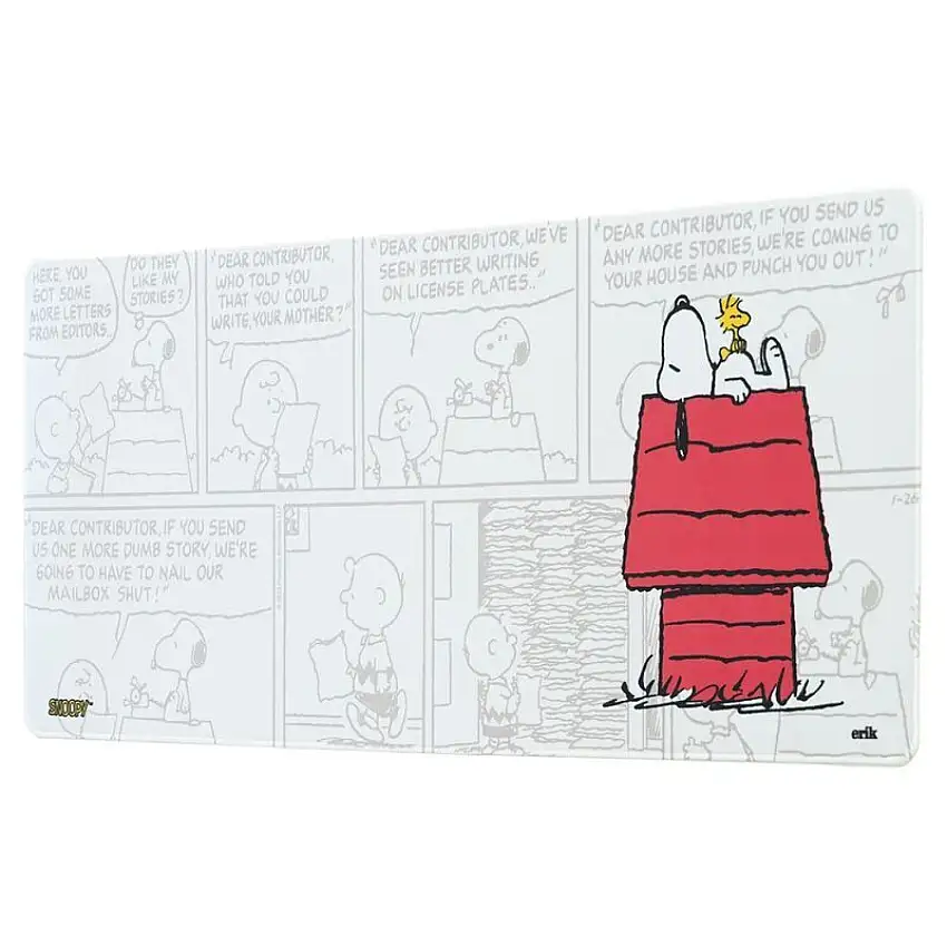 Tappeto da scrivania Erik Snoopy gaming [Misura 80x35 cm]