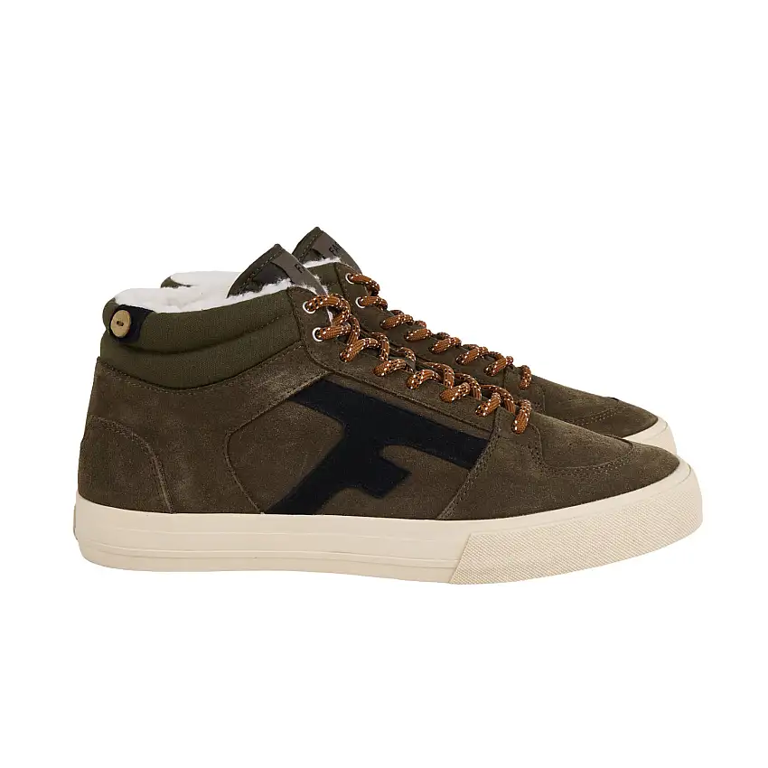 Sneakers in pelle scamosciata Faguo Walnut