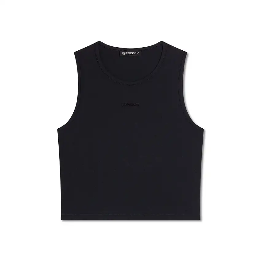 Canottiera corta in jersey donna Freddy