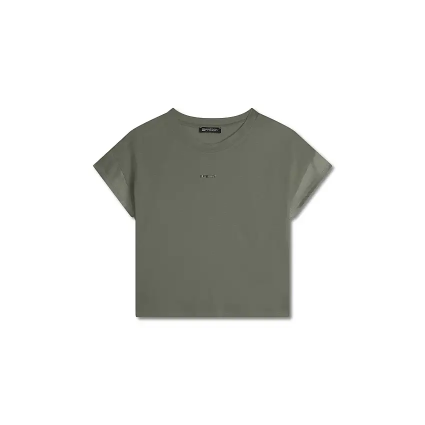 T-shirt corto in jersey donna Freddy