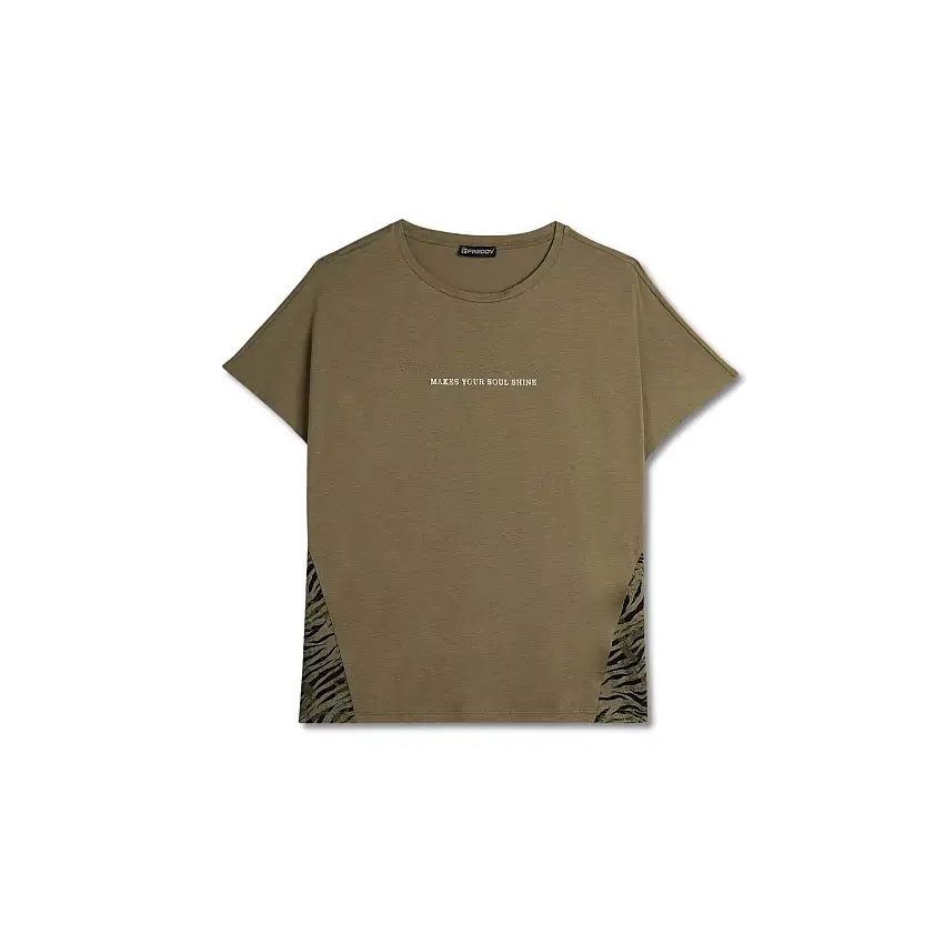 T-shirt in jersey di cotone donna Freddy Kimono