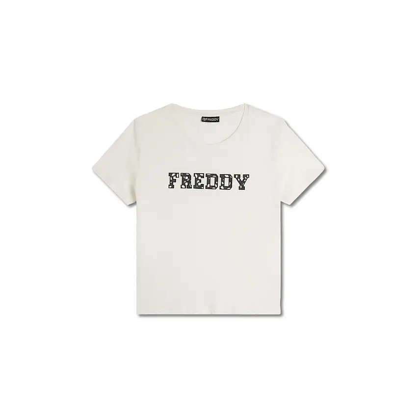 T-shirt donna maculato Freddy Supima