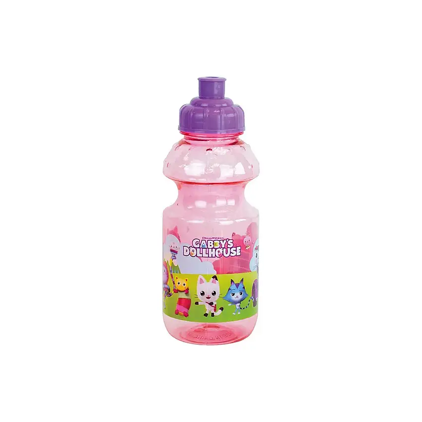 Borraccia trasparente per bambini Fun House Gabby Et La Maison Magique [Misura 350 ml]