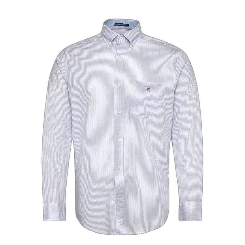 Camicia a righe a maniche lunghe Gant Poplin O.Shield [Misura XL]