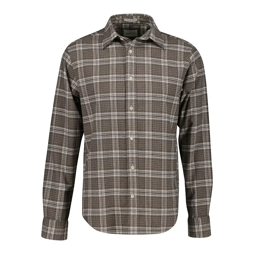 Camicia Gant Reg Flannel Melange Check