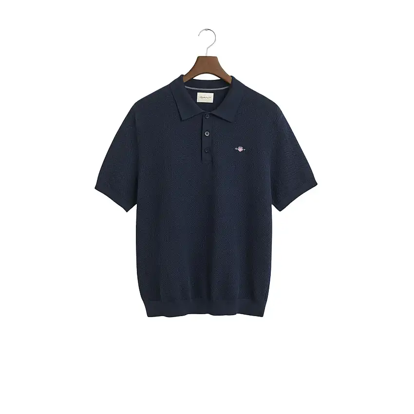 Polo in cotone testurizzato Gant [Misura L]